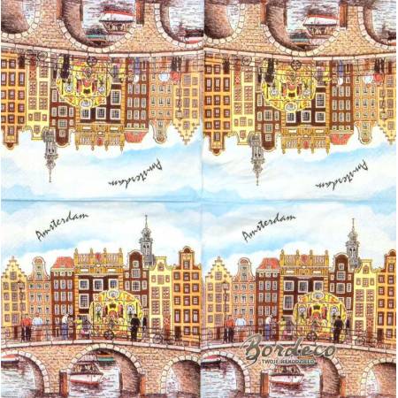 Serwetka decoupage firmy IHR Amsterdam 33x33cm